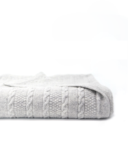 Load image into Gallery viewer, Cashmere Cable Knit Baby Blanket lower